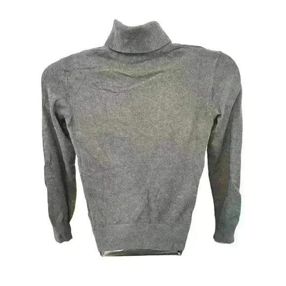 Women's H&M Soft Gray Turtle Neck Long Sleeve Size S Small New‎ w/o Tags Sweater - Picture 10 of 10